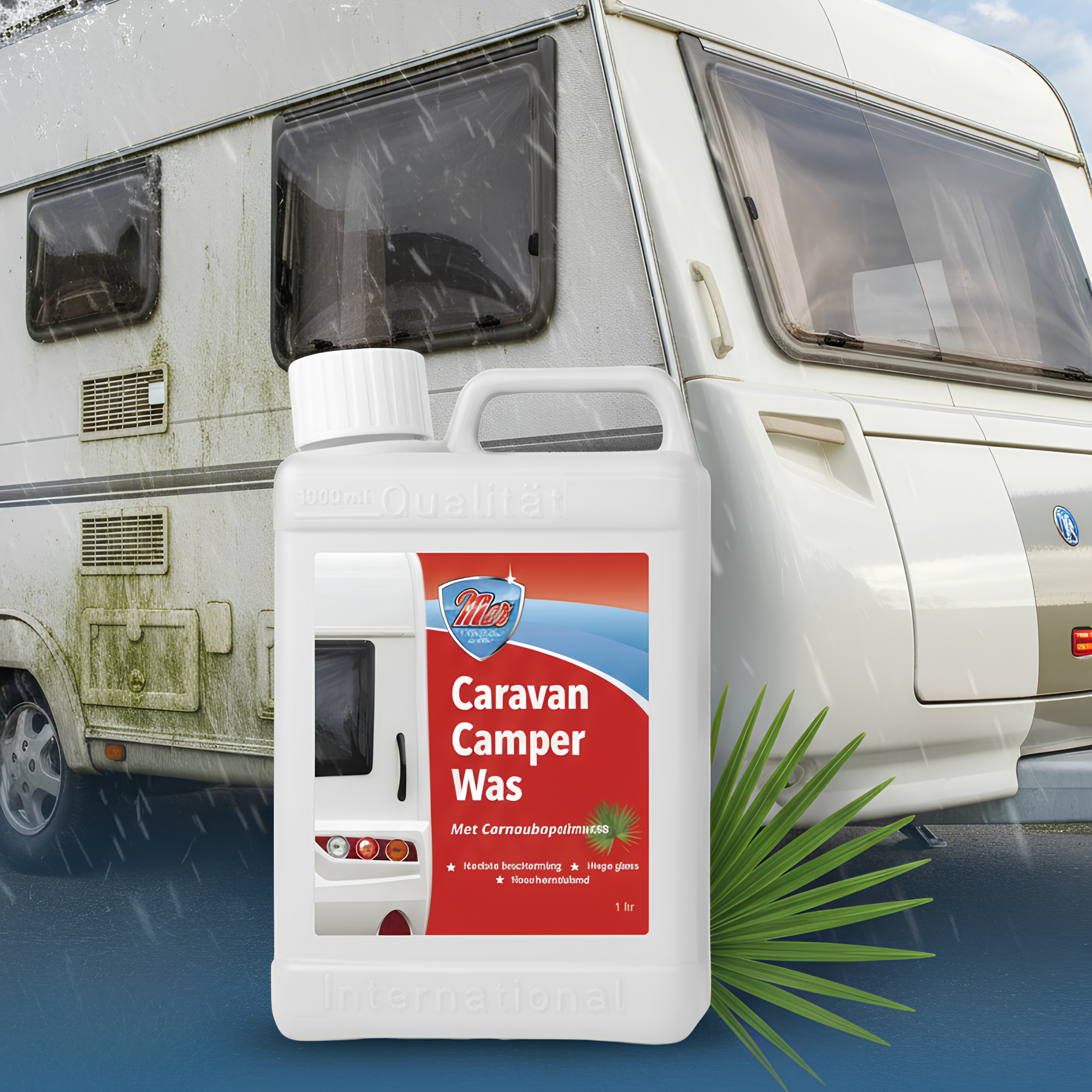 mer original caravan camper was en shampoo actieset met gratis verzending