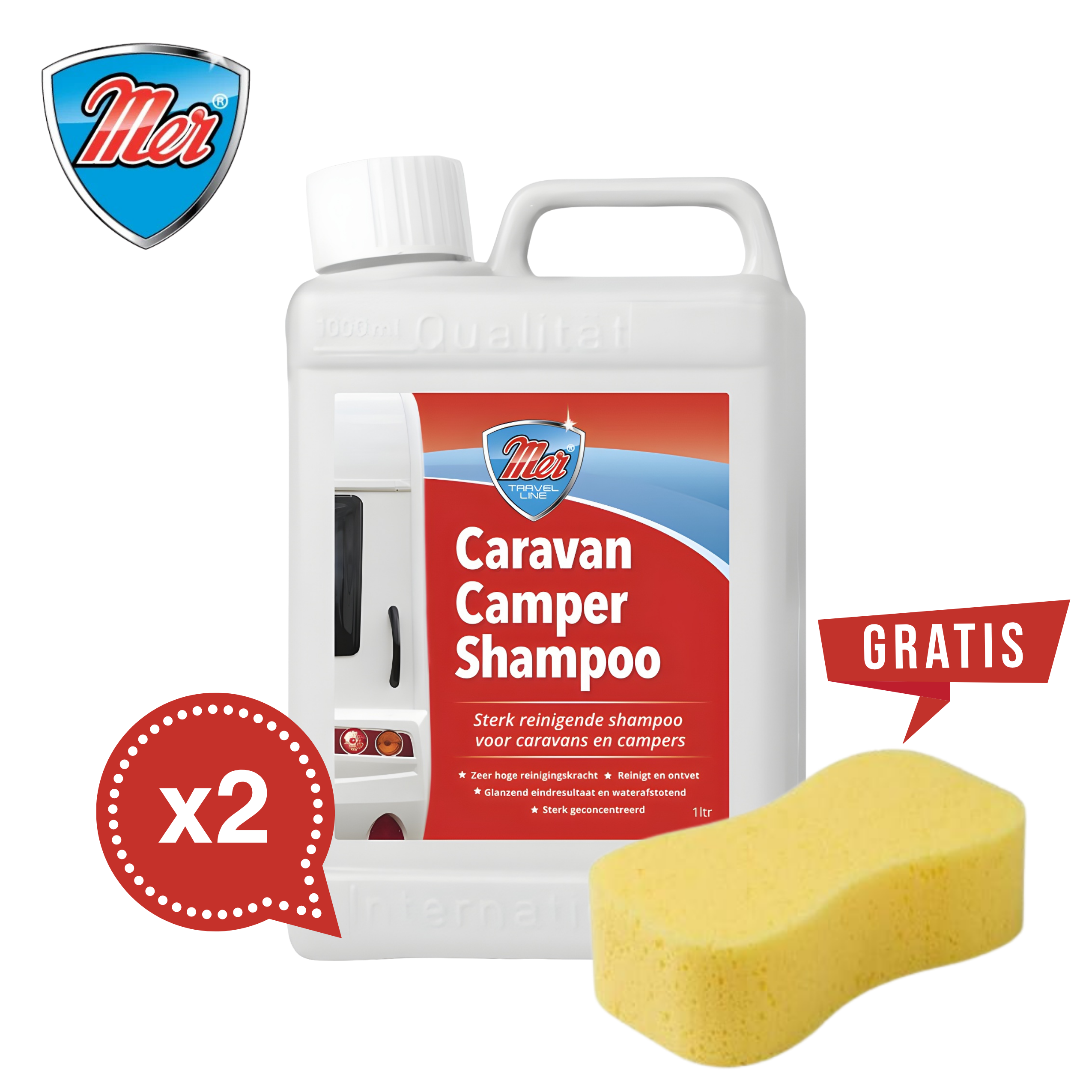 mer original voordeelset caravan camper shampoo